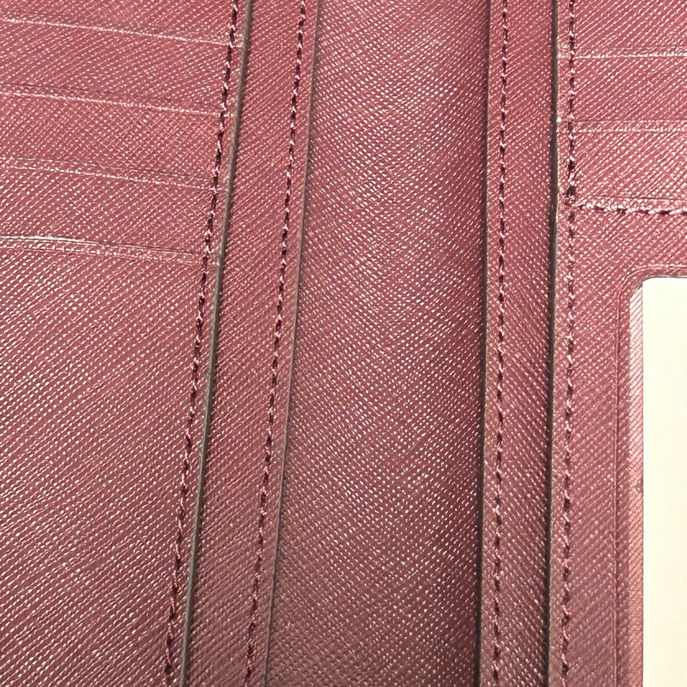 Kate Spade New York Gray Leather Wallet Approx. 7 x 3.5 - Picture 12 of 12